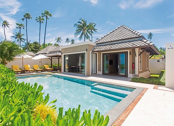 Fair House Villas & Spa - Wohnbeispiel 2 Bedroom Beachfront Pool Villa (Zimmercodierung VB4)