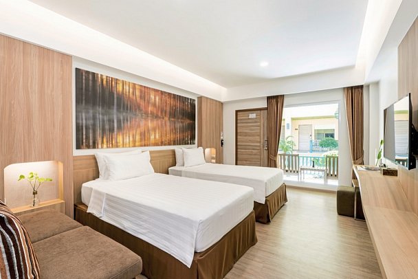Chaba Cabana Beach Resort - Wohnbeispiel Deluxe Building (Zimmercodierung UD1)