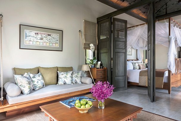 Anantara Lawana Koh Samui Resort - Wohnbeispiel Anantara Pool Villa (Wohnraum) (Zimmercodierung VB5)