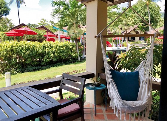 Royal Beach Boutique Resort & Spa - Balkonbeispiel Premium Bungalow (Zimmercodierung BM1)