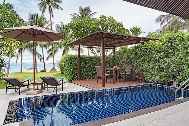InterContinental Koh Samui Resort - Wohnbeispiel Club Beachfront Pool Villa (Zimmercodierung VBO)