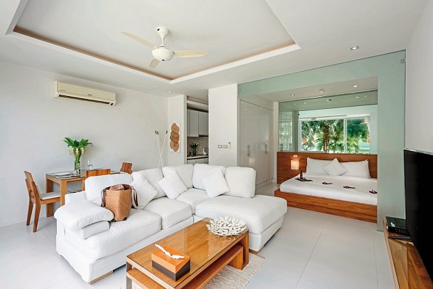 Chi Samui Resort - Wohnbeispiel One Bedroom Suite (Zimmercodierung WB1)