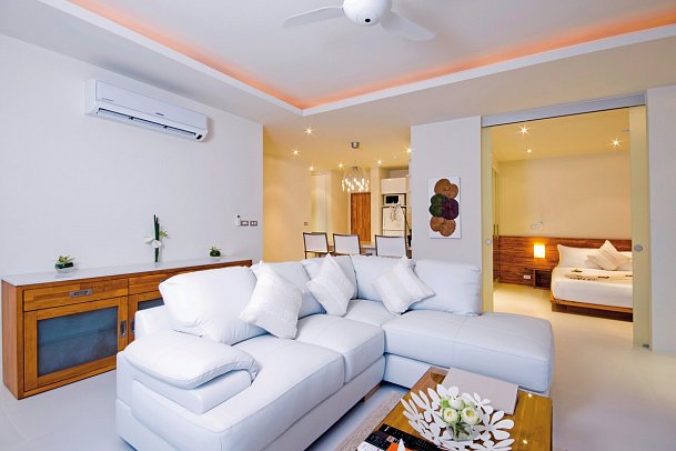 Chi Samui Resort - Wohnbeispiel One Bedroom Suite (Zimmercodierung WB1)