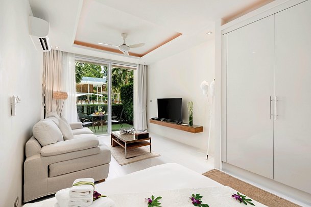 Chi Samui Resort - Wohnbeispiel Garden Studio Pool Access (Zimmercodierung SBG)