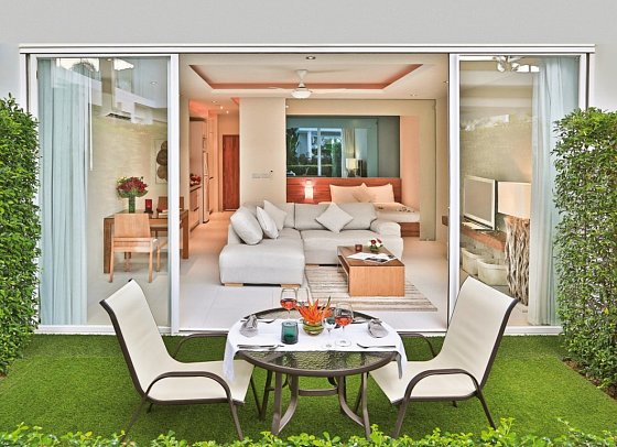 Chi Samui Resort - Wohnbeispiel Garden One Bed Pool Access (Zimmercodierung WBG)