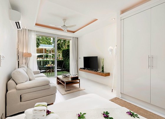 Chi Samui Resort - Wohnbeispiel Garden Studio Pool Access (Zimmercodierung SBG)