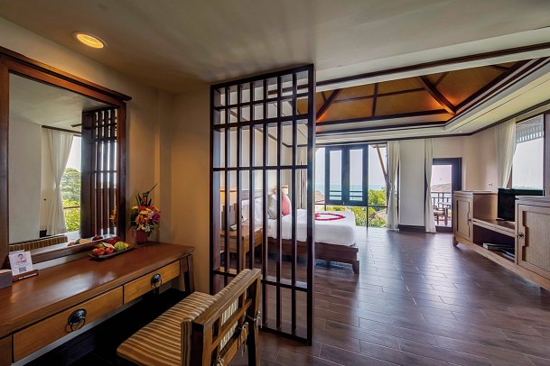 Nora Buri Resort & Spa - Wohnbeispiel Deluxe Hillside Sea View (Zimmercodierung UDM)