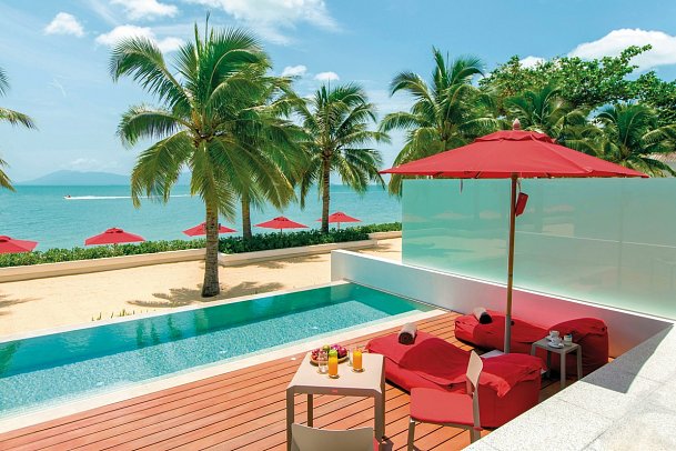 Explorar Koh Samui - Wohnbeispiel Beach Pool Villa (Zimmercodierung VB5)