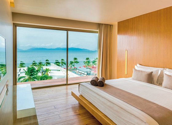 Explorar Koh Samui - Wohnbeispiel Deluxe Seaview Suite (Zimmercodierung WDM)
