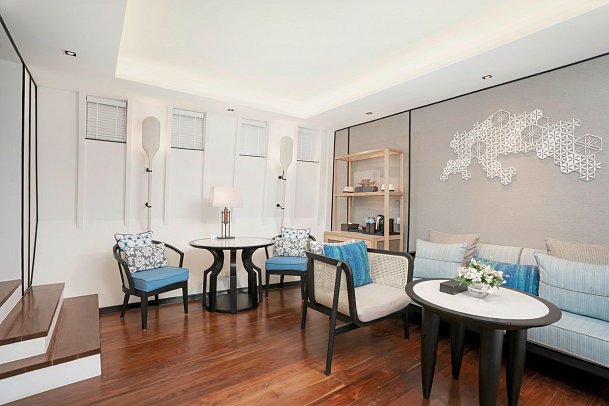 Meliá Koh Samui - Wohnbeispiel The Level Boat Suite Seaview (Zimmercodierung WLM)