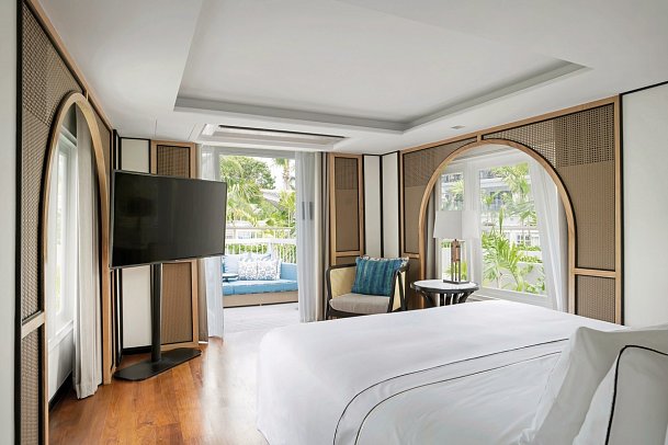 Meliá Koh Samui - Wohnbeispiel Duplex Boat Suite (Zimmercodierung WL1)