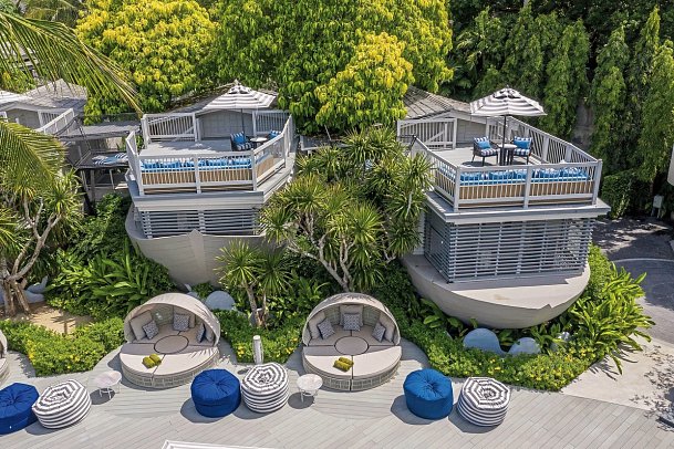 Meliá Koh Samui - Wohnbeispiel The Level Boat Suite Seaview (Zimmercodierung WLM)