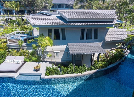 Meliá Koh Samui - Wohnbeispiel The Level Boat Suite Pool Access (Zimmercodierung WL3)