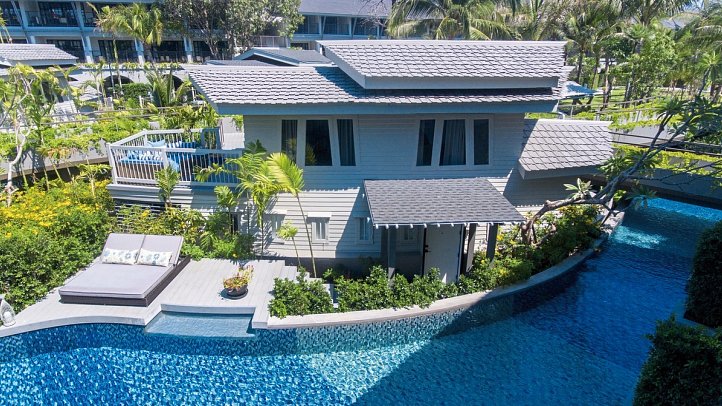 Meliá Koh Samui - Wohnbeispiel The Level Boat Suite Pool Access (Zimmercodierung WL3)
