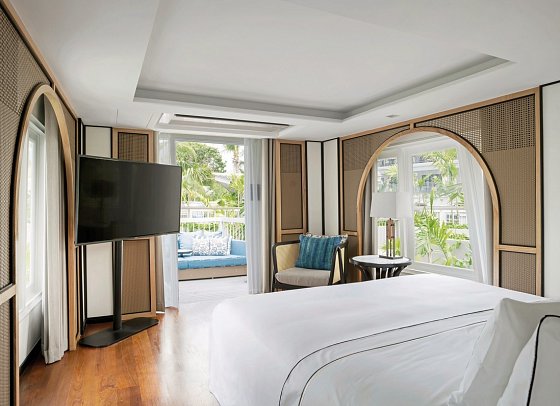Meliá Koh Samui - Wohnbeispiel Duplex Boat Suite (Zimmercodierung WL1)
