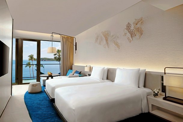 Hyatt Regency Koh Samui - Wohnbeispiel 1 King Bed/2 Twin Beds Ocean View (Zimmercodierung USM)