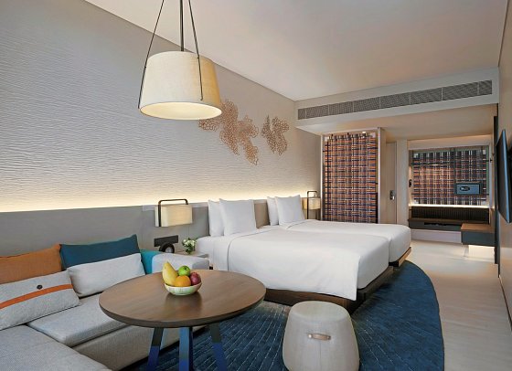 Hyatt Regency Koh Samui - Wohnbeispiel 1 King Bed/2 Twin Beds Ocean View (Zimmercodierung USM)