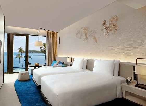 Hyatt Regency Koh Samui - Wohnbeispiel 1 King Bed/2 Twin Beds Ocean View (Zimmercodierung USM)