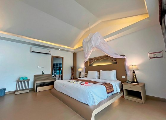 Panviman Resort Koh Phangan - Wohnbeispiel Pool Villa (Zimmercodierung VB5)