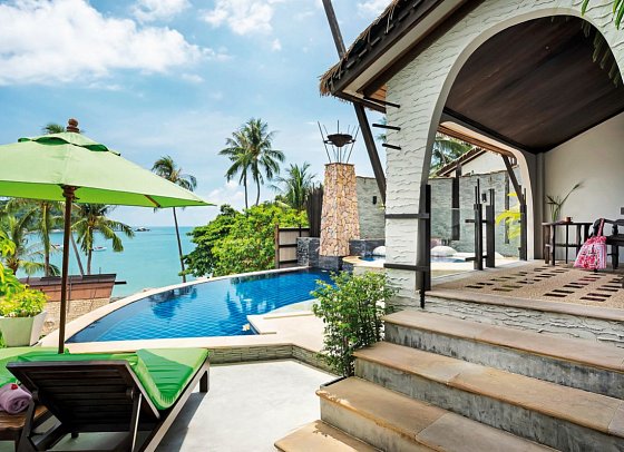 Panviman Resort Koh Phangan - Wohnbeispiel Pool Villa (Zimmercodierung VB5)