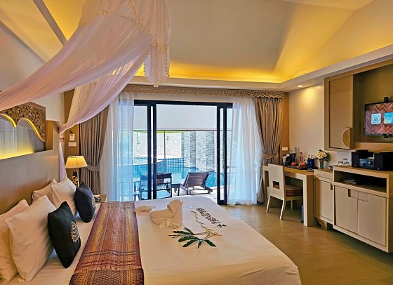 Panviman Resort Koh Phangan - Wohnbeispiel Pool Villa (Zimmercodierung VB5)