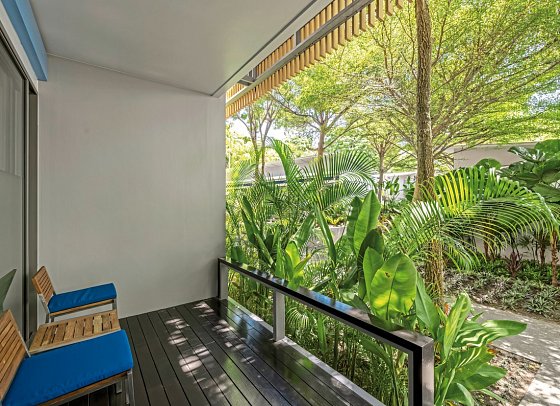Explorar Koh Phangan - Terrassenbeispiel Superior Terrace (Zimmercodierung US1)