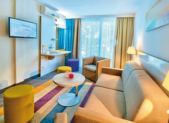 Family Club Ralitsa Aqua - Wohnbeispiel Appartement 1 Schlafzimmer (Zimmercodierung AB1)