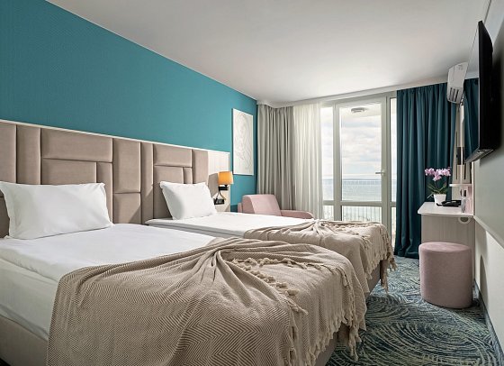 Borjana - Wohnbeispiel Doppelzimmer Meerblick (Zimmercodierungen DBM & DCM)
