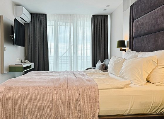 Gergana Beach - Wohnbeispiel Appartement 1 Schlafzimmer Meerblick (Zimmercodierung A1M)
