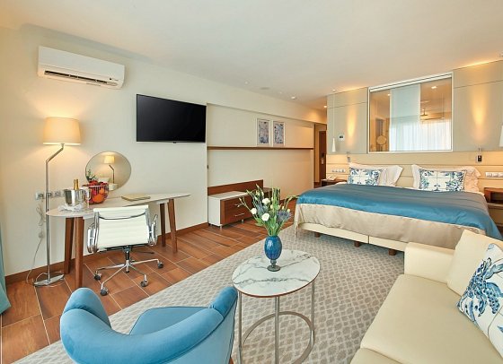 Maritim Paradise Blue - Wohnbeispiel Doppelzimmer Meerblick (Zimmercodierungen DBM & D1M)