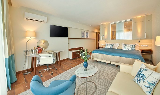 Maritim Paradise Blue - Wohnbeispiel Doppelzimmer Meerblick (Zimmercodierungen DBM & D1M)