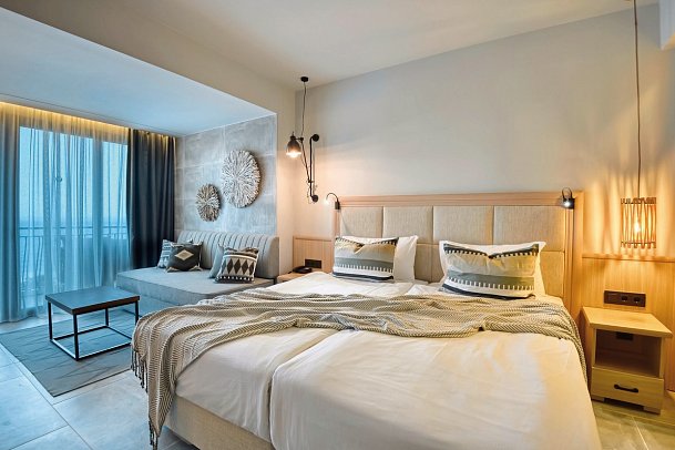 GRIFID Vistamar - Wohnbeispiel Doppelzimmer Meerblick (Zimmercodierungen D1M & DCM)