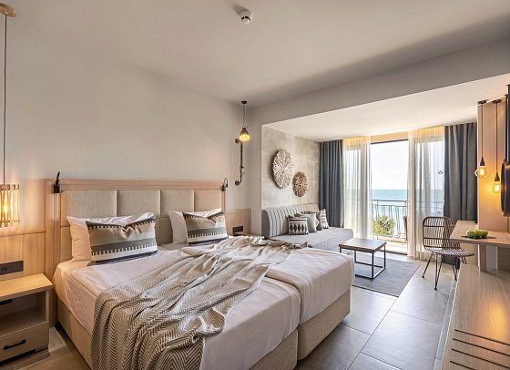 GRIFID Vistamar - Wohnbeispiel Doppelzimmer Meerblick (Zimmercodierungen D1M & DCM)