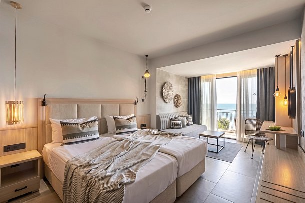 GRIFID Vistamar - Wohnbeispiel Doppelzimmer Meerblick (Zimmercodierungen D1M & DCM)