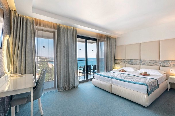 GRIFID Metropol - Wohnbeispiel Doppelzimmer seitl. Meerblick (Zimmercodierung DBN)