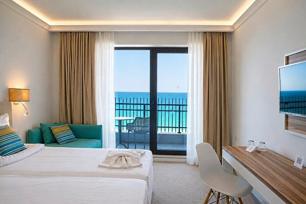 HVD Nympha - Wohnbeispiel Doppelzimmer Meerblick (Zimmercodierung DBM)