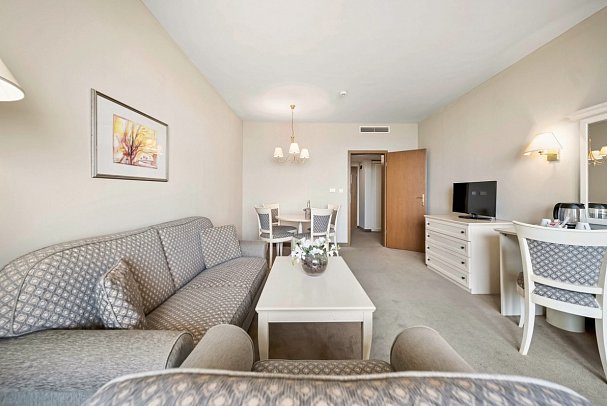 HVD Riviera Beach Hotel - Wohnbeispiel Appartement 1 Schlafzimmer Meerblick (Zimmercodierung ABM)