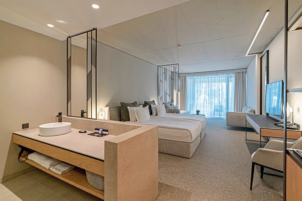 Ensana Aquahouse Health Spa Hotel - Wohnbeispiel Familienzimmer Premium Meerblick (Zimmercodierung FMM)