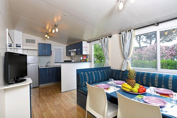 Camping Pino Mare - Wohnbeispiel Mobilheim Gold (Zimmercodierung CB3)
