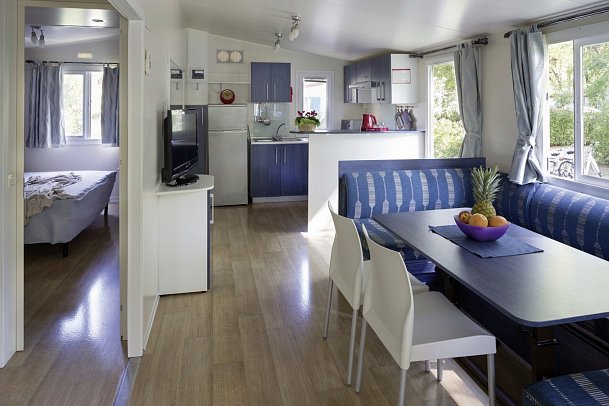 Camping Pino Mare - Wohnbeispiel Mobilheim Gold (Zimmercodierung CB3)