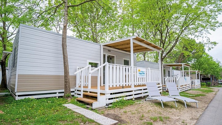Camping Residence Village (by Happy Camp) - Wohnbeispiel Mobilheim Happy Relax (Zimmercodierungen CG1 & CG2)