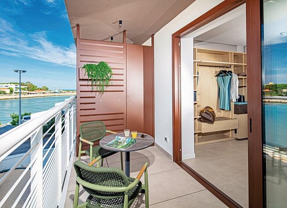San Giorgio Resort - Beispiel Balkon Juniorsuite River (Zimmercodierung JB1)