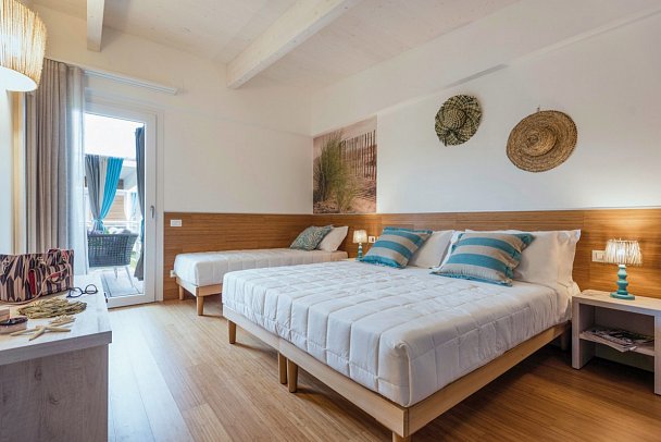 Lino delle Fate Eco Village Resort - Wohnbeispiel Appartement Leccio Trilo (Zimmercodierungen OB1 & OB2)