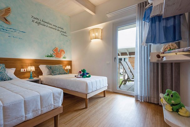 Lino delle Fate Eco Village Resort - Wohnbeispiel Appartement Leccio Trilo (Zimmercodierungen OB1 & OB2)