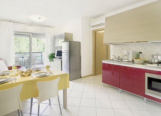 Villaggio Planetarium - Wohnbeispiel Appartement 2 Schlafzimmer (Zimmercodierung OB1)