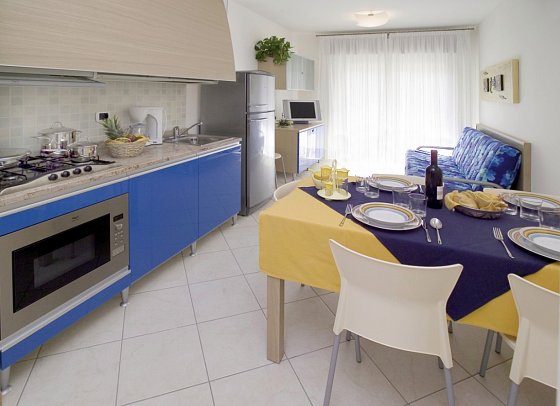 Villaggio Planetarium - Wohnbeispiel Appartement 2 Schlafzimmer (Zimmercodierung OB1)