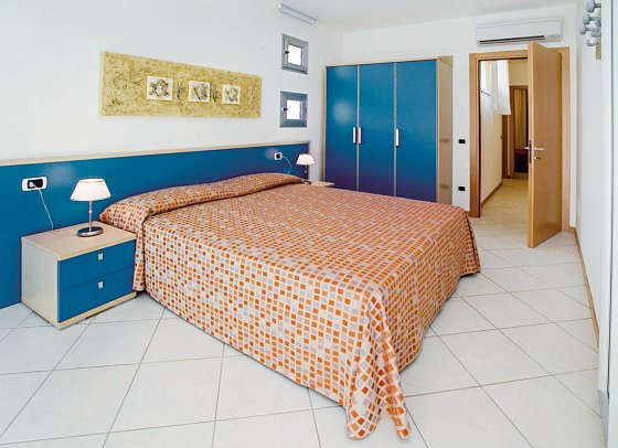 Villaggio Planetarium - Wohnbeispiel App. 1 Schlafzimmer (Zimmercodierung AB1)