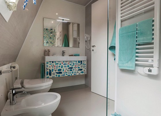 Marina Azzurra Resort - Beispiel Bad (Zimmercodierungen OB2, OX2, OB3 & OX3)