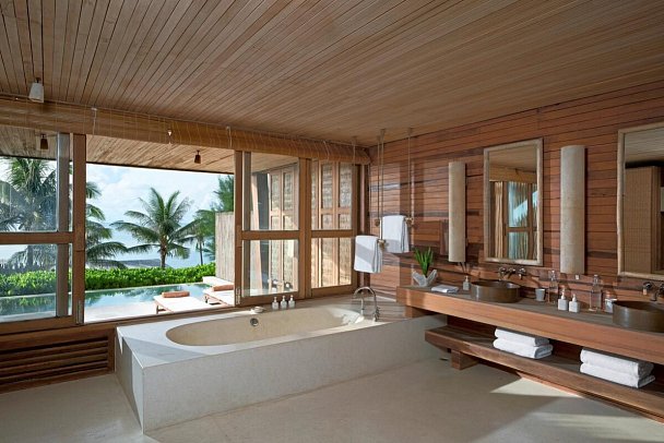 Six Senses Con Dao - Badbeispiel Ocean View Duplex Pool Villa (Zimmercodierung VBM)