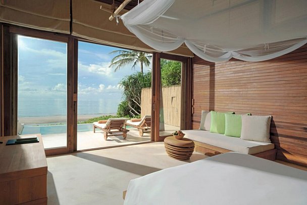 Six Senses Con Dao - Wohnbeispiel Beachfront Deluxe Pool Villa (Zimmercodierung VDO)